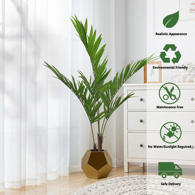 Anti Aging Artificial Landscape Trees Indoor Potted Plant Areca Palm