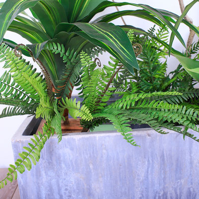 Natural Wood Artificial Landscape Trees Lily Bamaboo For Home Decor Evergreen No Water