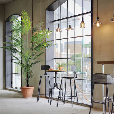 PONY Artificial Floor Palm Tree Indoor Decor Potted No Water Natural Look