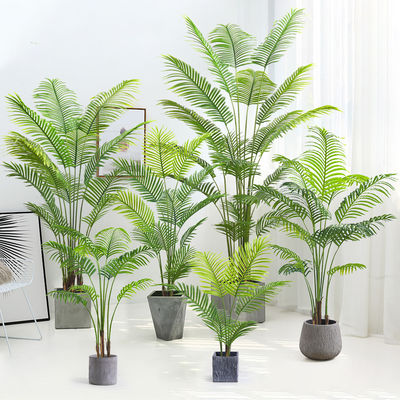 PONY Artificial Floor Palm Tree Indoor Decor Potted No Water Natural Look