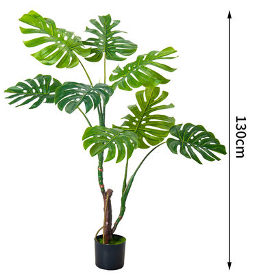 130/160/200/240cm Sizes Realistic PE Foliage artificial monstera plant for Indoor Tropical Decor