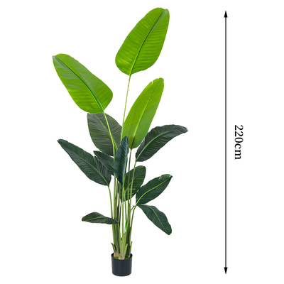 Multiple sizes Tall Bird of Paradise Artificial Tree  with Large Trunks and Realistic Leaves Big Faux Floor Potted Plants Fake Silk Plants for Home Office Living Room Decor Indoor