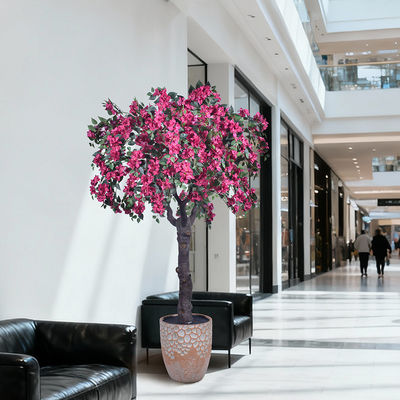 Artificial Plants Nearly Natural Artificial Bougainvillea pink Flowers Christmas Holiday Decoration Tree