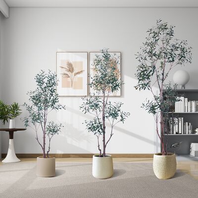 Wholesale Premium Artificial Olive Tree - UV Resistant Real Touch Leaves in 5FT 6FT 7FT for Hotel Lobby & Office Decor