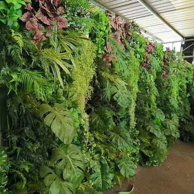 Custom Artificial Green Wall Panels - Vertical Garden for Restaurant, Hotel & Mall (B1 Fire Retardant, Anti-UV)