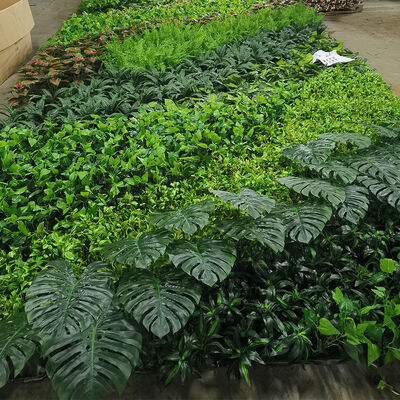 Custom Artificial Green Wall Panels - Vertical Garden for Restaurant, Hotel & Mall (B1 Fire Retardant, Anti-UV)