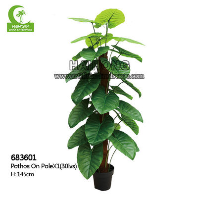 High Quality Big Leaves Artificial Plant Artificial Pothos Tree For Indoor Decoration