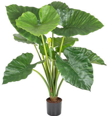 Height 250cm Artificial Potted Floor Plants Outdoor Elephant's Ear Plant