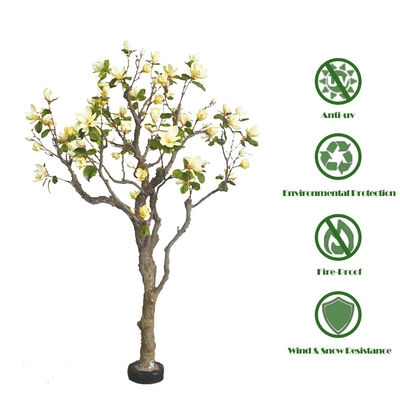 Customized Large Plastic Artificial Magnolia Tree 600cm Height