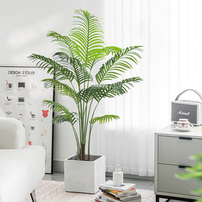 PONY Artificial Floor Palm Tree Indoor Decor Potted No Water Natural Look