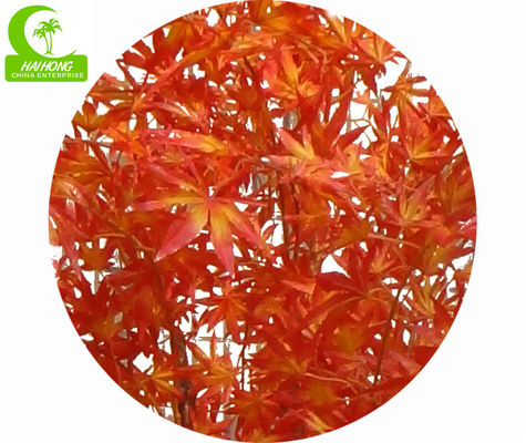 Indoor And Outdoor 200cm High Artificial Red Maple Tree For Courtyard